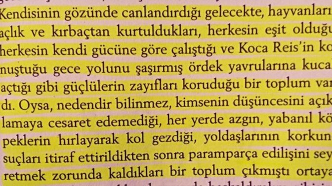 Okuduğunuz son kitaptan bir pasaj paylaşmak isteseniz neyi paylaşırdınız?