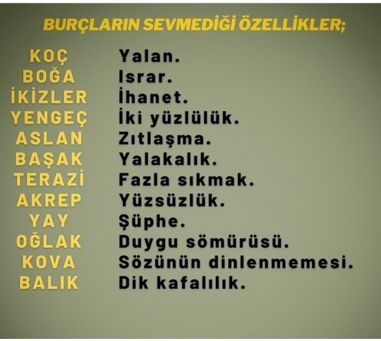 Karşındaki insanda en sevmediğin özellik nedir acaba?
