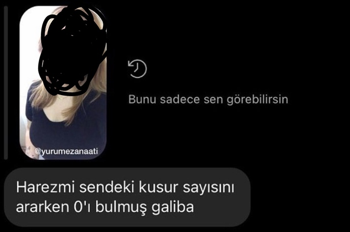 Hatunun yüzünü bilerek karaladim, 3. Kişilerden soruyu uçurabilir modlar😄