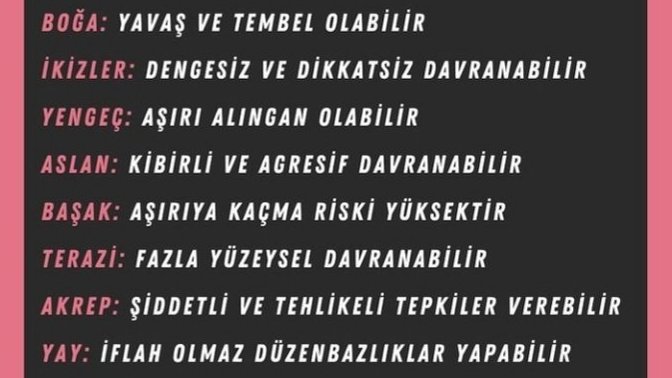 Burcuna göre zayıf noktan ne?