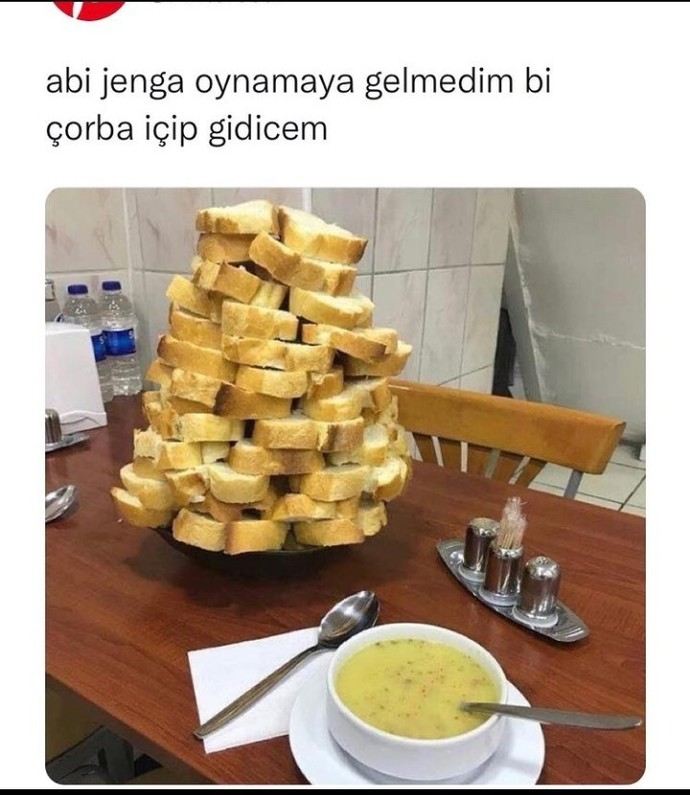 Ekmeksiz çorba olur mu?