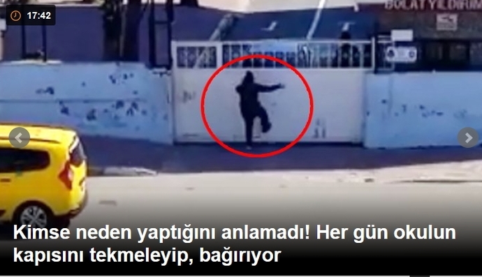 Bir vatandaş her gün ilkokulun kapısını tekmeliyor! İlkokul öğretmeninle karşılaşsaydın ona ne söylerdin?