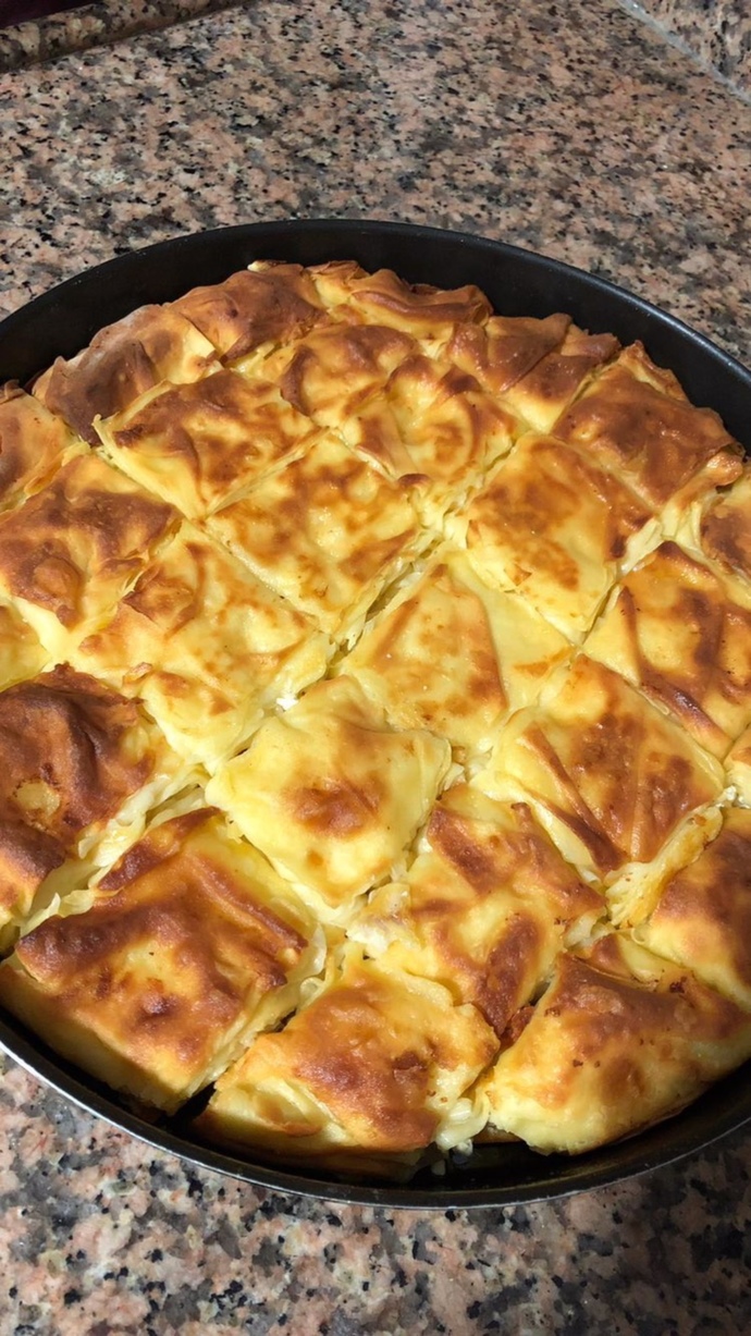 Börek yaptım nasıl olmuş?