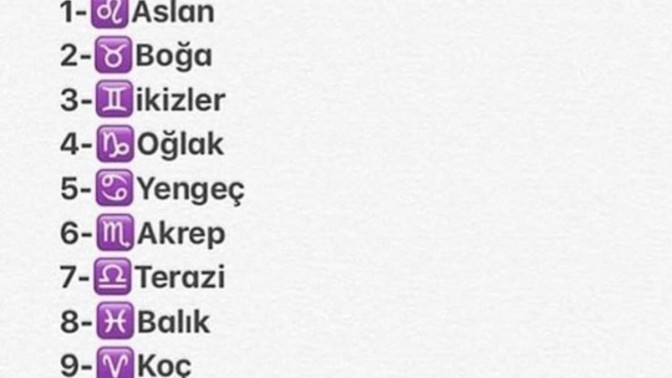 Burcunuz nedir, özelliklerini taşıyor musunuz?