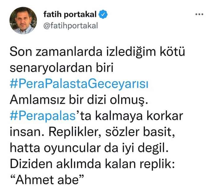 Pera Palas Dizisi?