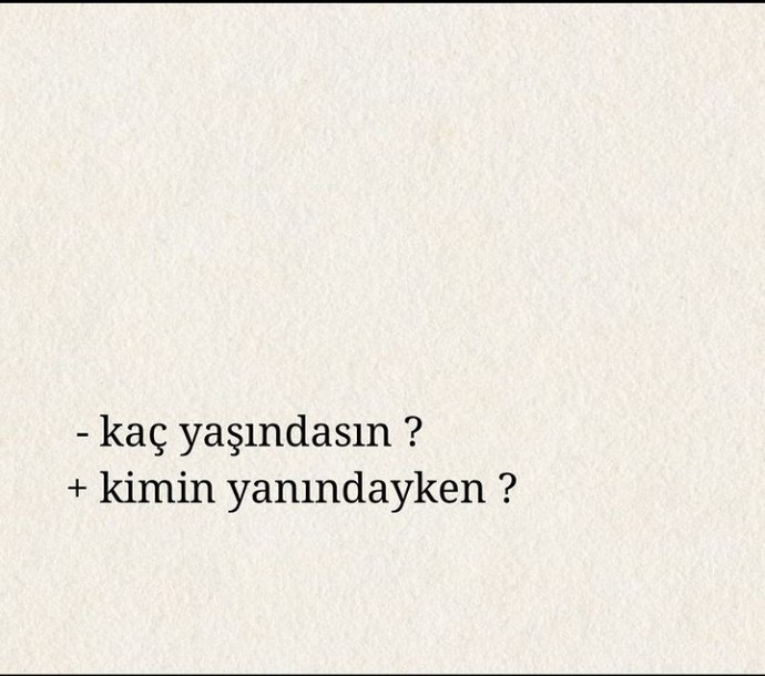 Her insanın yanında aynı yaşta mısınız?