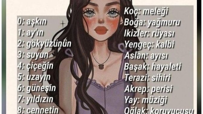 Burçlara göre takma adınız ne oluyor ;)?