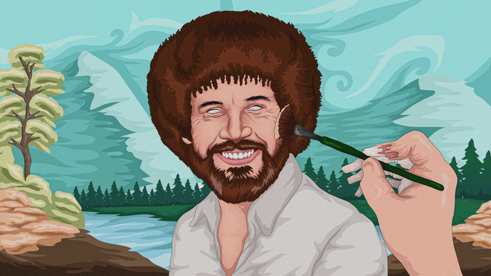 Bob Ross çizimi nasıl olmuş?