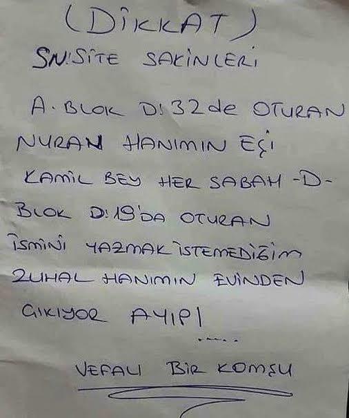 Meraklı komşularınız var mı?