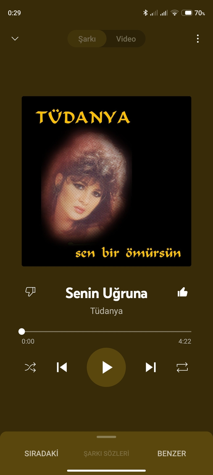 Her gece müzik dinler misin?