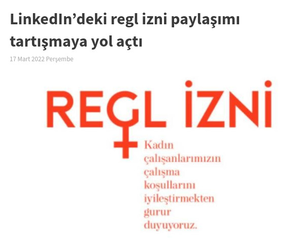 Çalışan kadınlar için regl izni olmalı mı?