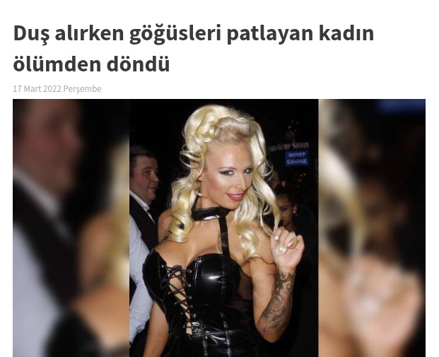 Duş alırken göğüsleri patlayan kadın ölümden döndü, siz ne düşünüyorsunuz?