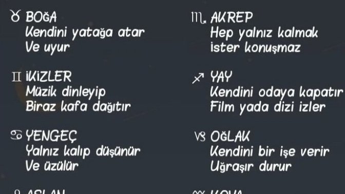 Burcuna göre mutsuz olduğunda ne yaparsın?