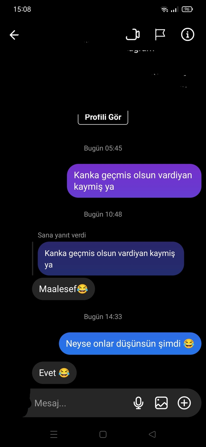 Arkadaşlar çok kisa cevap vardiyor reelde konusuyorduk sosyal de cok kisa neden?
