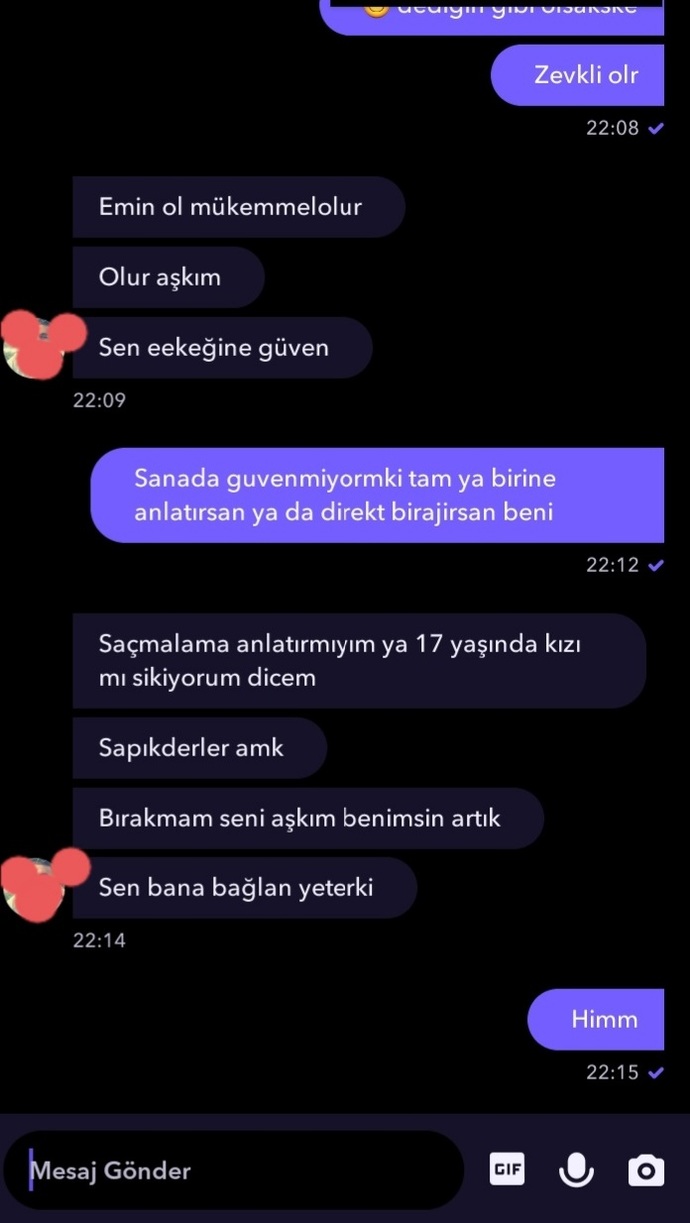 17 yaşında kardeşimin 35 40 yaşında adamla olan konuşması, sadece bu konuşmalarla şikayet edilebilirmi?