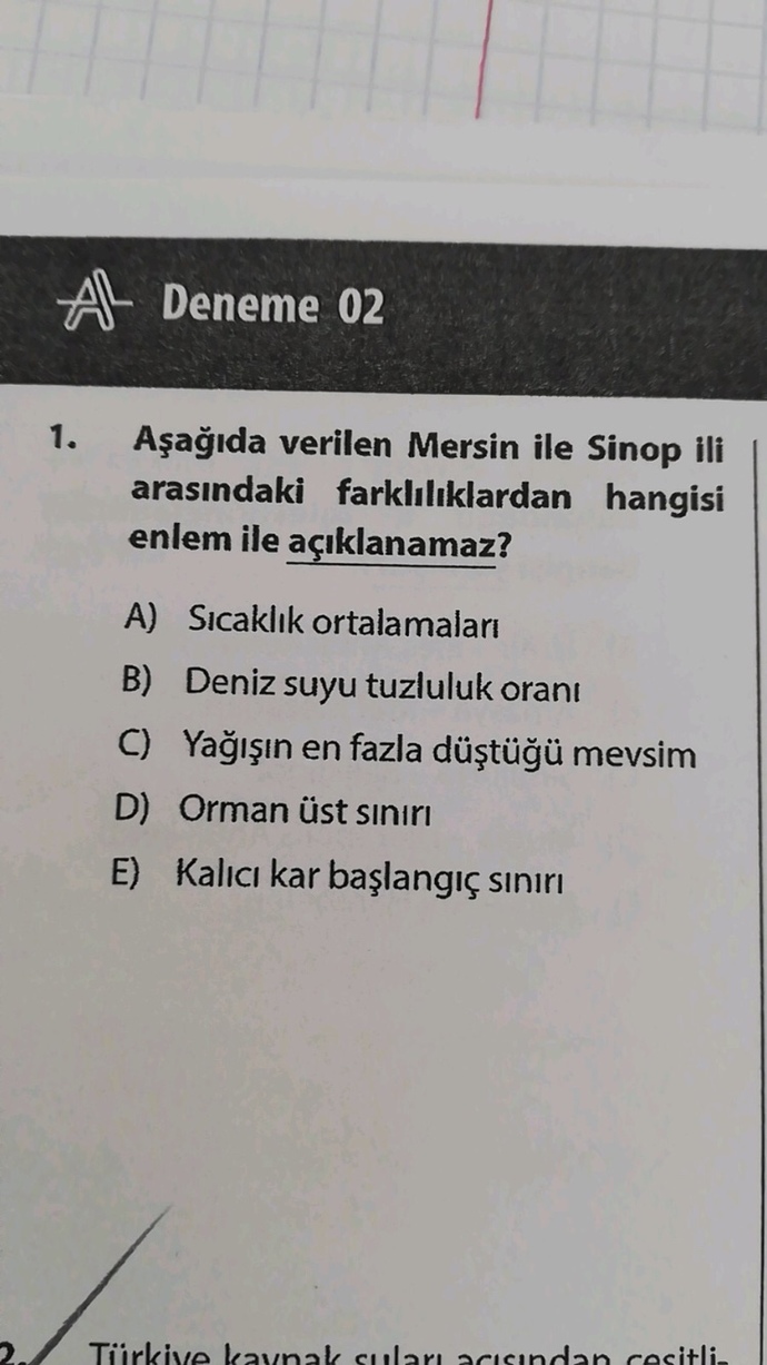 Coğrafya anlayan var mı?