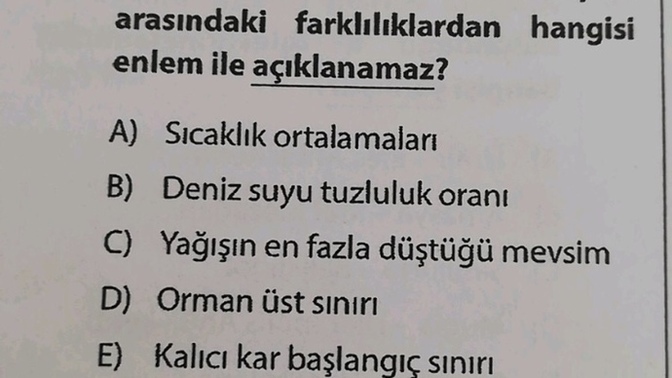 Coğrafya anlayan var mı?