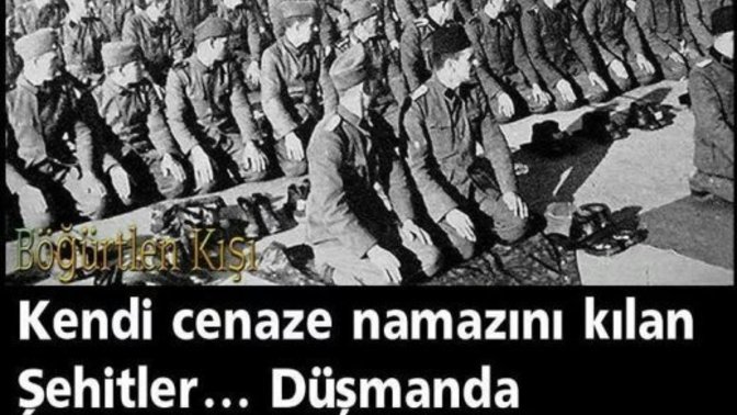Çanakkaleyi kazandıran Ellerinde Kur'an kalplerinde iman değilde neydi?
