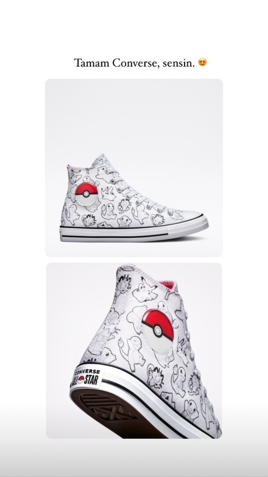 Bu pokemon converse gerçekten çok şirin değil mi?