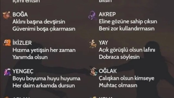 İlişkide karşı taraftan beklentin nedir acaba?
