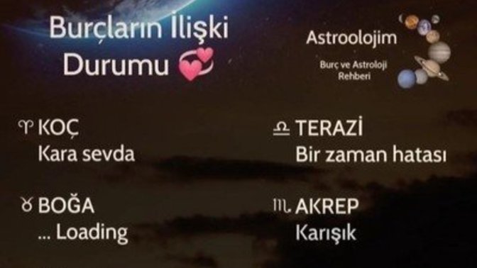 Burcuna göre ilişki durumun nasıl?