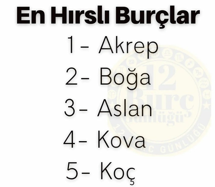 Hırslı mısınız?