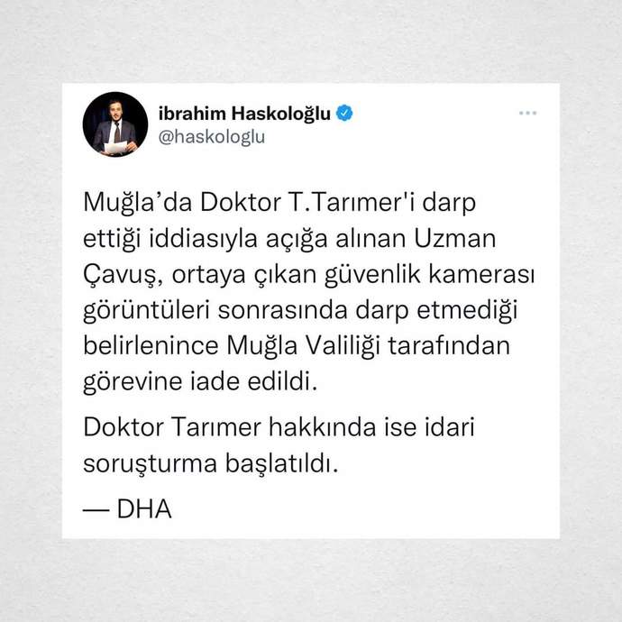 Mugladaki yalan doktor darpi hakkında ne düşünüyorsunuz?