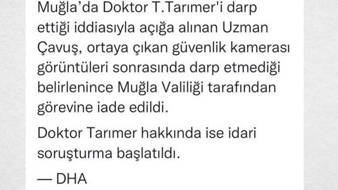 Mugladaki yalan doktor darpi hakkında ne düşünüyorsunuz?