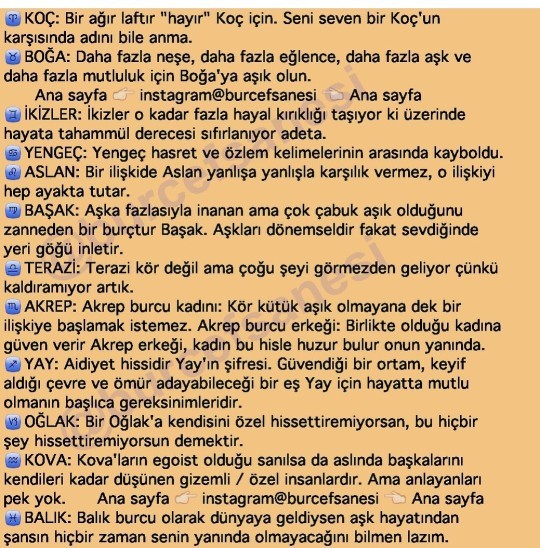 Peki senin burcun için ne yapmalıyız?