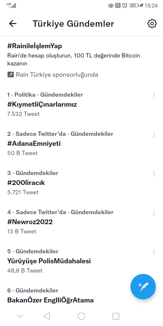 Twitter sadece algı operasyonu çekilen bir platform üstelik resmi kişi ve kurumlar da bulunuyor. 