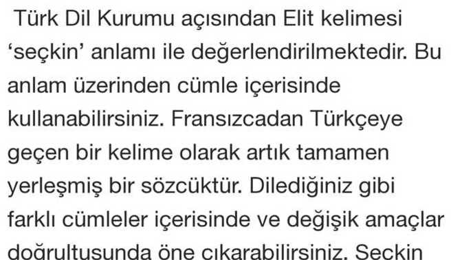 Elit yerlerde oturan insanlar daha mı iyi?