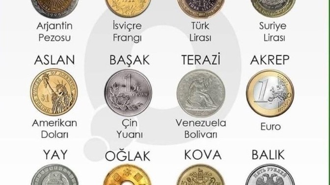 Burcuna göre hangi para birimisin?