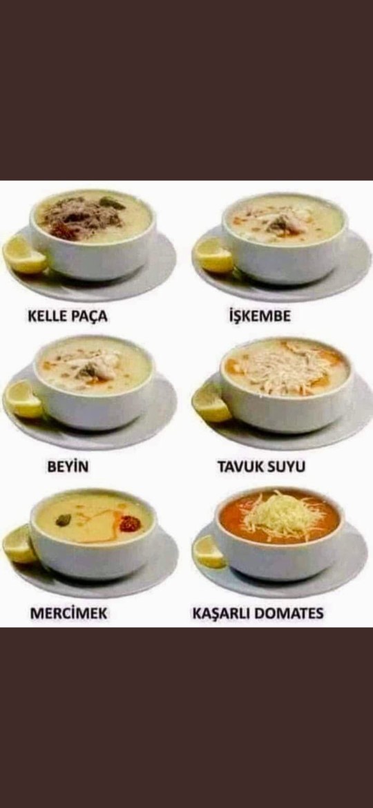 En çok hangi çorbayı seversiniz?