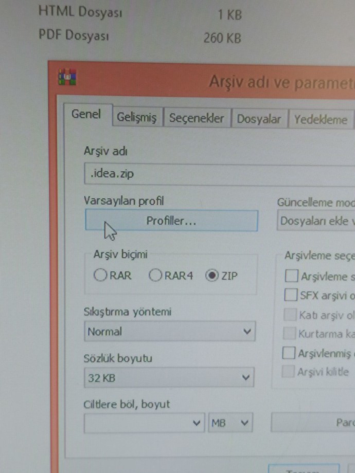 Bir dosyası hangi şekilde sıkıştırmak daha mantıklı?