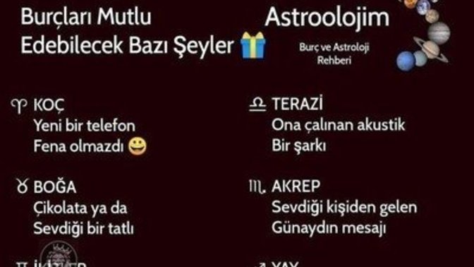 Burcuna göre seni ne mutlu eder?
