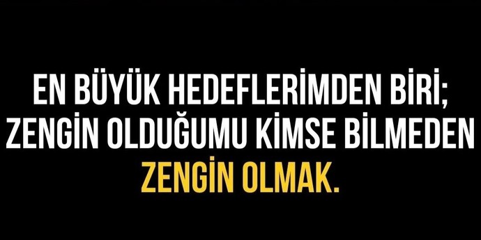 Zengin olsanız bunu çevrenize duyurur musunuz?