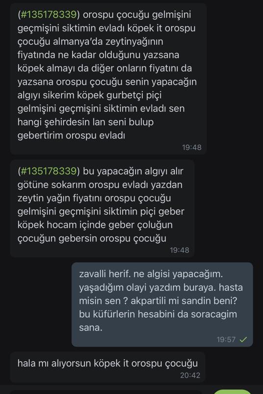 Almanya da yag krizini dile getiren eksi sözlük yazarini tehdit edip alman polisine bildirmisler ne düsünüyorsunuz?