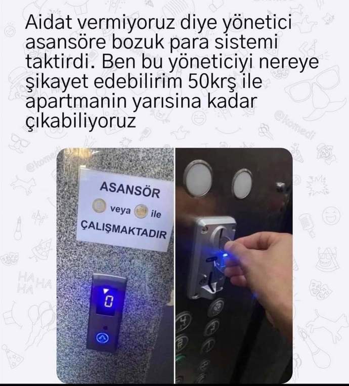 Apartmanda aidat parası vermeyen komşularınız var mı?