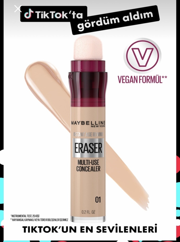 Maybelline Anti-age kapatıcı & Maybelline Infaillible kapatıcı mı?