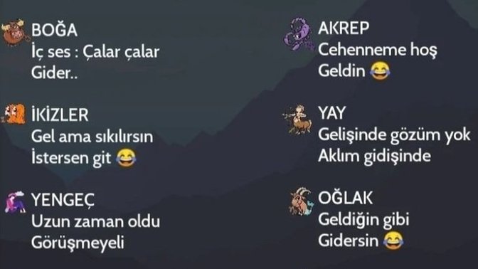 Burcuna göre misafirleri hangi cümleyle karşılarsın?