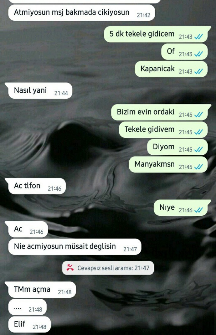Henüz sevgilim olmadan bukadar karışması korkutucu değil mi?