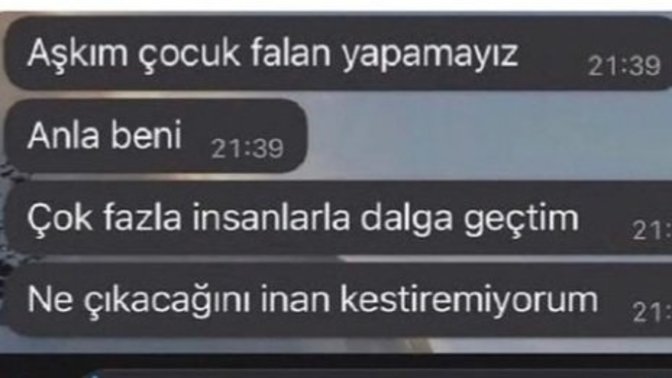 Kınadığınız herhangi bir şey başınıza geldi mi?
