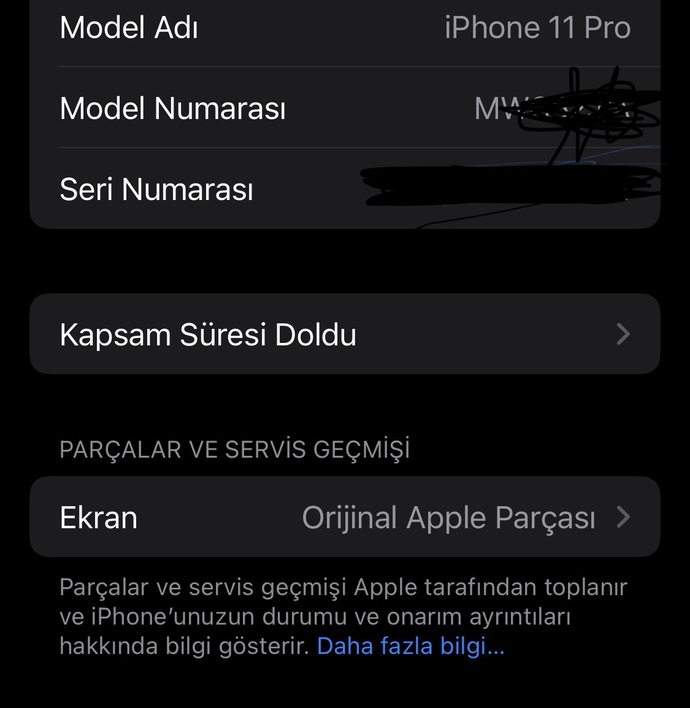 Telefonumun servise gidip gitmediğini nasıl anlarım?