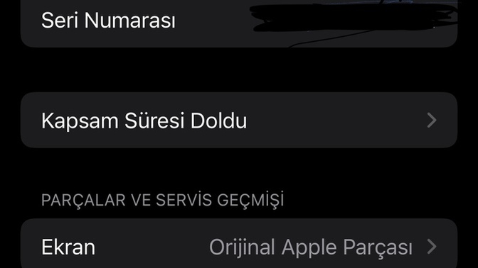 Telefonumun servise gidip gitmediğini nasıl anlarım?