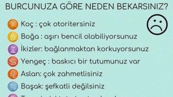 Burcuna göre neden bekarsın?