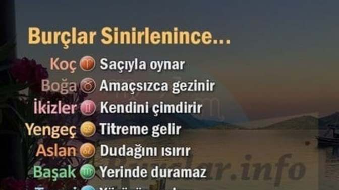 Burcuna göre sinirlenince ne yaparsın?