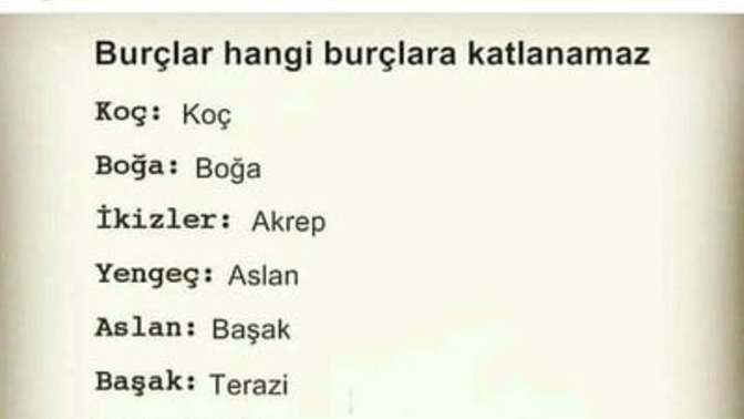 Burcuna göre hangi burca katlanamazsın?