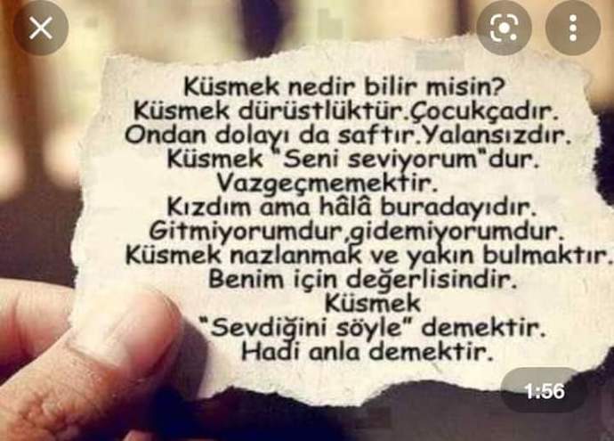 Sence Küsmek Nedir?