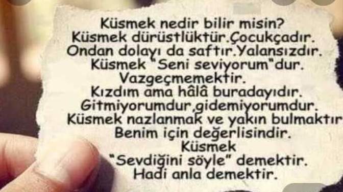 Sence Küsmek Nedir?