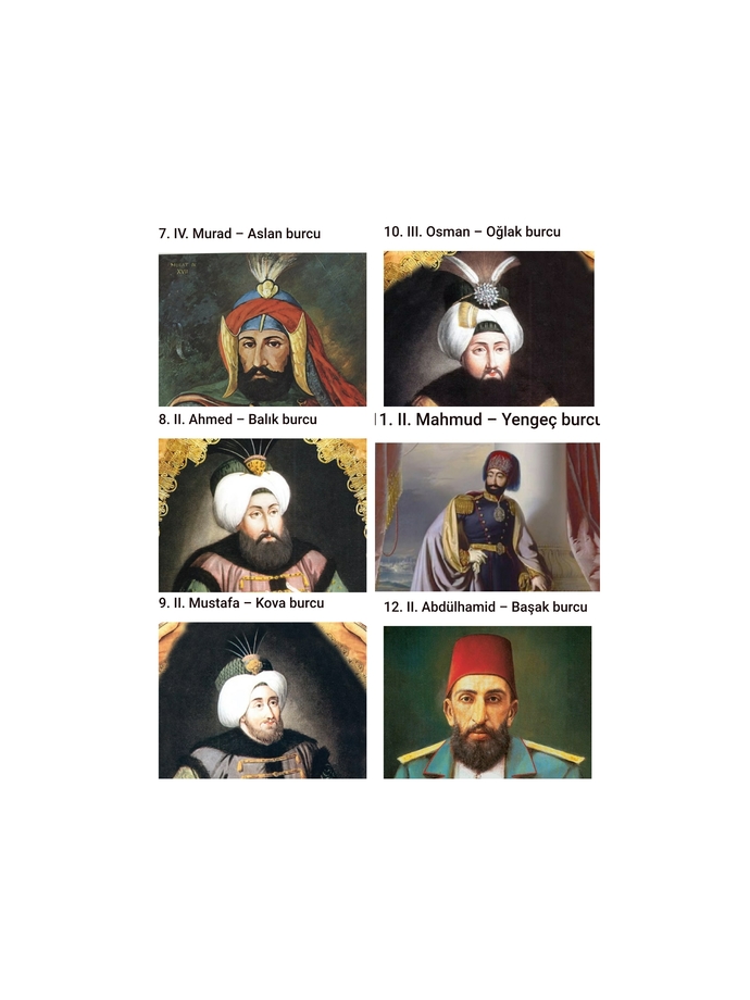 Hangi padişah ile burcunuz aynı?